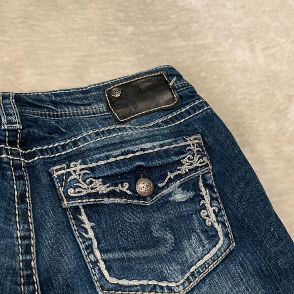 Silver Jeans Aiko Mid Capri Womens Denim Jeans Size 27‎ Pants - Picture 11 of 11